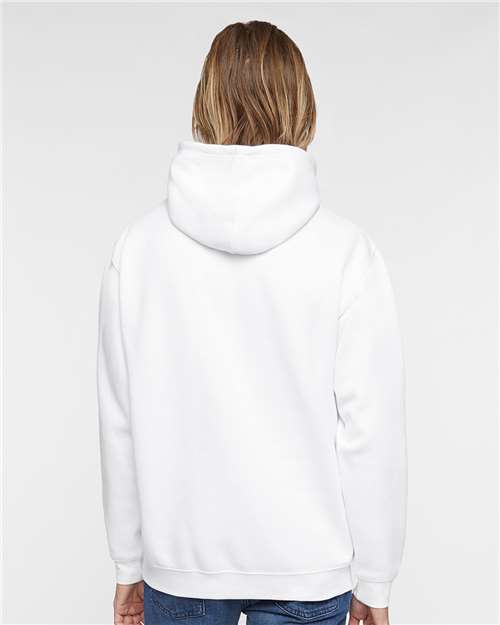 Unisex Elevated Fleece Hoodie Sweatshirt - White