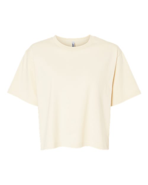 Women's Fine Jersey Boxy Tee - Creme
