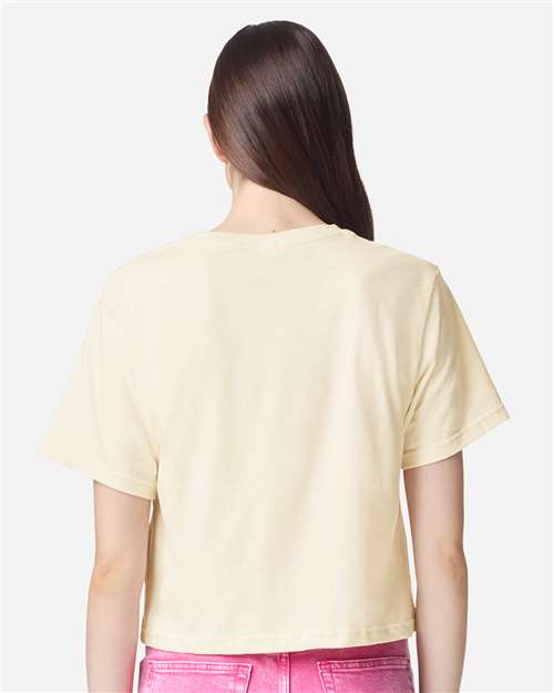 Women's Fine Jersey Boxy Tee - Creme