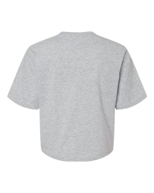 Women's Fine Jersey Boxy Tee - Heather Grey