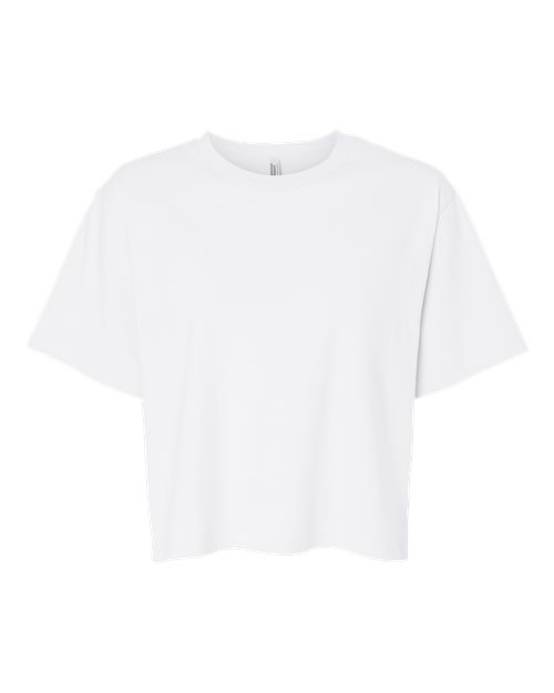 Women's Fine Jersey Boxy Tee - White