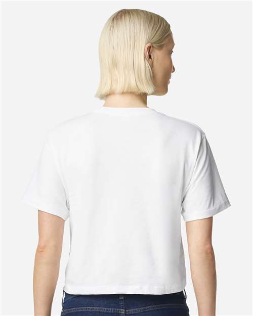 Women's Fine Jersey Boxy Tee - White