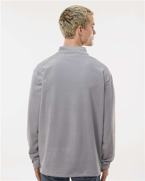 Unisex Eco Revive™ Micro-Lite Fleece Quarter-Zip Pullover - Athletic Grey