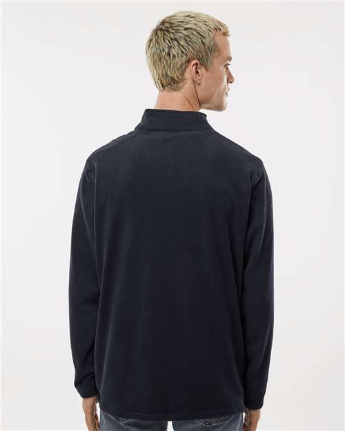 Unisex Eco Revive™ Micro-Lite Fleece Quarter-Zip Pullover - Black