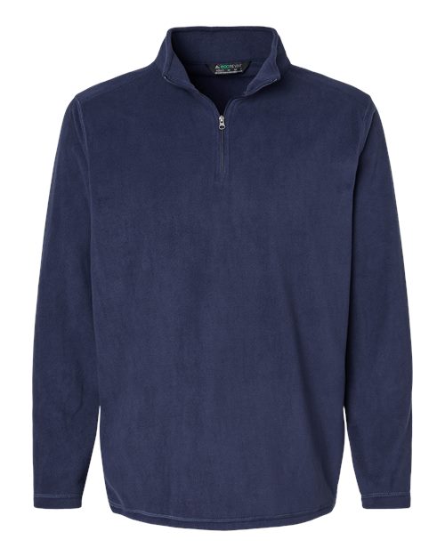 Unisex Eco Revive™ Micro-Lite Fleece Quarter-Zip Pullover - Navy
