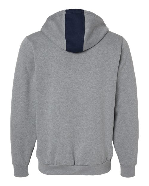 Unisex Eco Revive™ Three-Season Triblend Fleece Hooded Sweatshirt - Navy/ Grey Heather