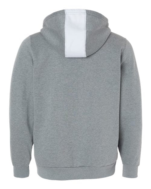 Unisex Eco Revive™ Three-Season Triblend Fleece Hooded Sweatshirt - White/ Grey Heather