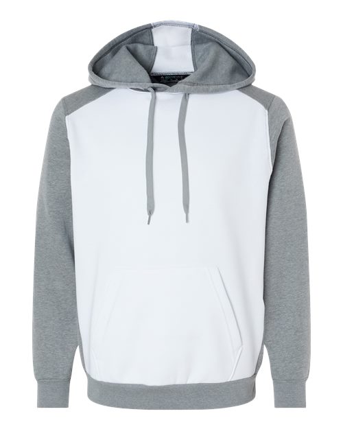 Unisex Eco Revive™ Three-Season Triblend Fleece Hooded Sweatshirt - White/ Grey Heather
