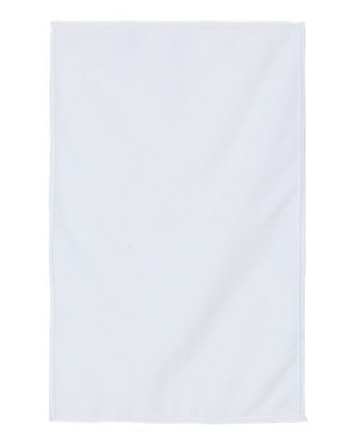 Patented Sublimation Golf Towel - White