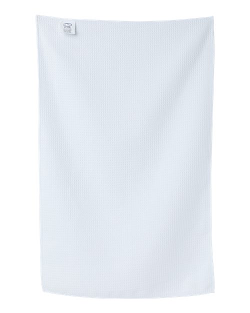 Sublimation Waffle Weave Golf Towel - White