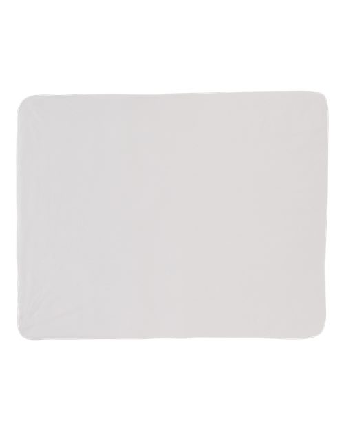 Sublimation Micro Mink Sherpa Plush Blanket - White