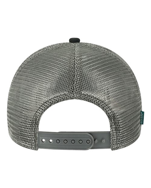 Mid-Pro Snapback Trucker Cap - Black/ Caramel/ Dark Grey