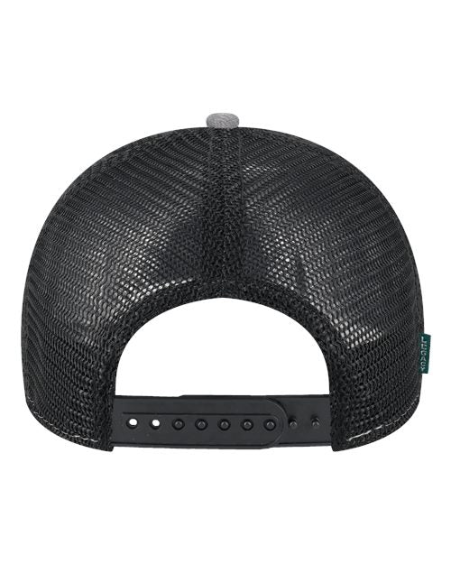 Mid-Pro Snapback Trucker Cap - Melange Grey/ Black