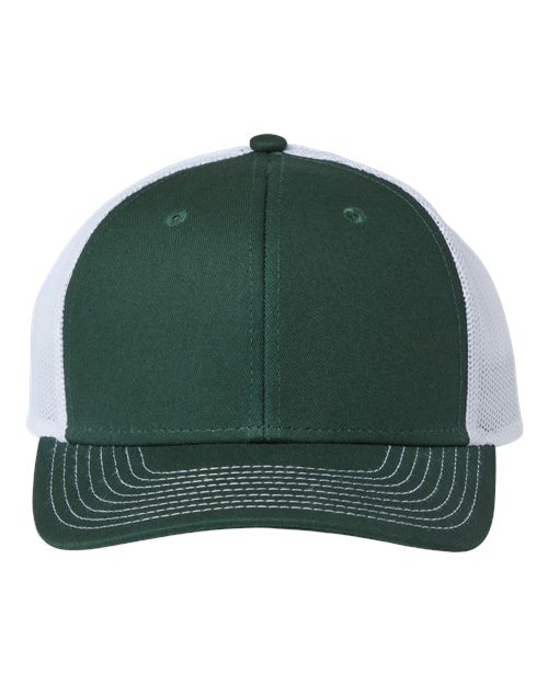 Everyday Trucker Cap - Dark Green/ White
