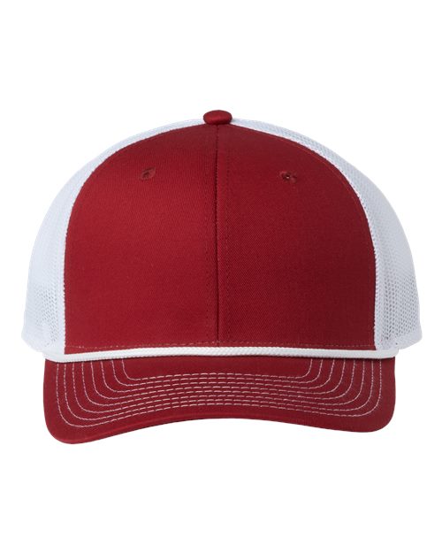 Everyday Rope Trucker Cap - Cardinal/ White