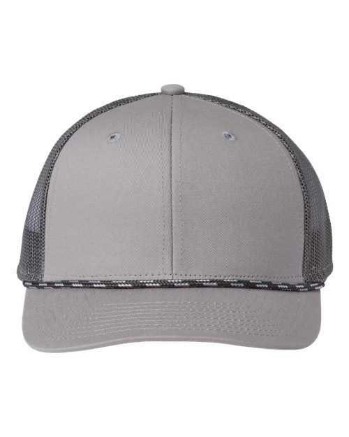 Everyday Rope Trucker Cap - Light Grey/ Charcoal