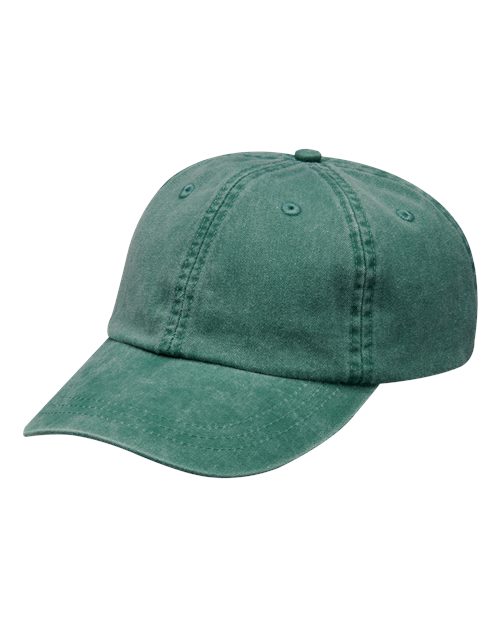 Optimum Pigment-Dyed Dad Hat - Forest Green