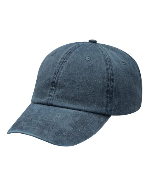 Optimum Pigment-Dyed Dad Hat - Navy