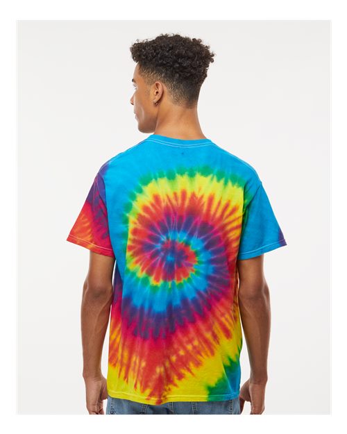 Unisex Multi-Color Tie-Dyed T-Shirt - Reactive Rainbow