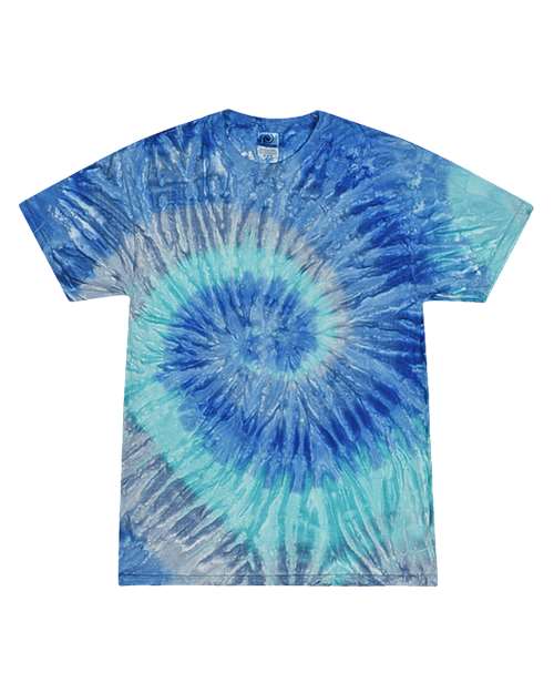 Youth Multi-Color Tie-Dyed T-Shirt - Blue Jerry
