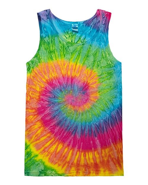 Unisex Tie-Dyed Tank Top - Saturn