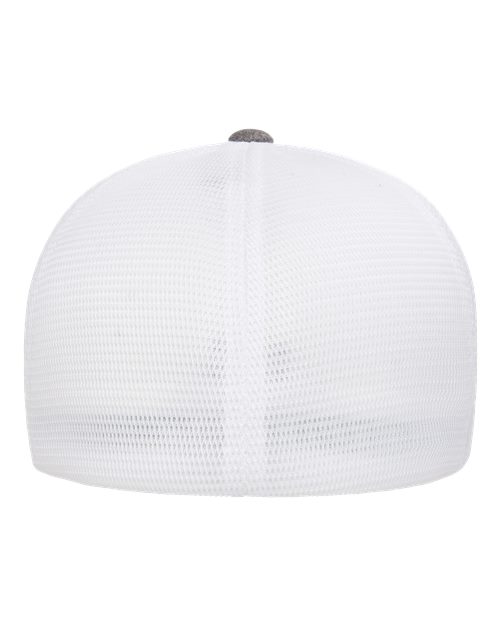 Unipanel™ Trucker Cap - Melange Heather/ White