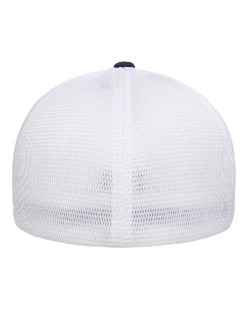 Unipanel™ Trucker Cap - Melange Navy/ White