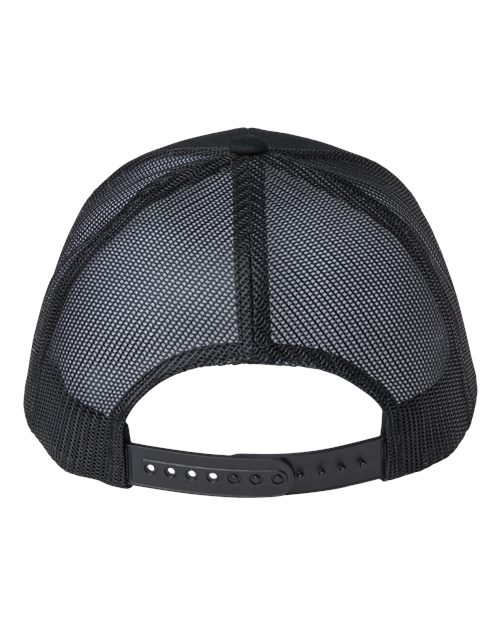 Sustainable Retro Trucker Cap - Black