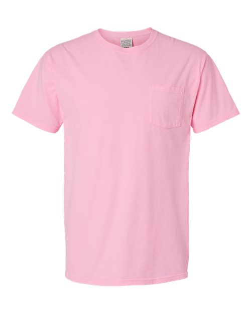 Unisex Garment-Dyed Pocket T-Shirt - Cotton Candy