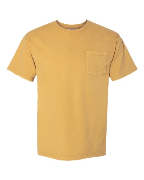Unisex Garment-Dyed Pocket T-Shirt - Artisan Gold
