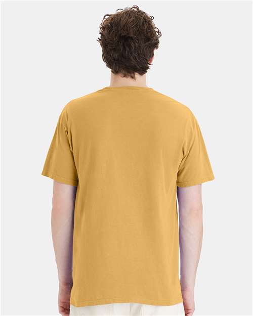 Unisex Garment-Dyed Pocket T-Shirt - Artisan Gold