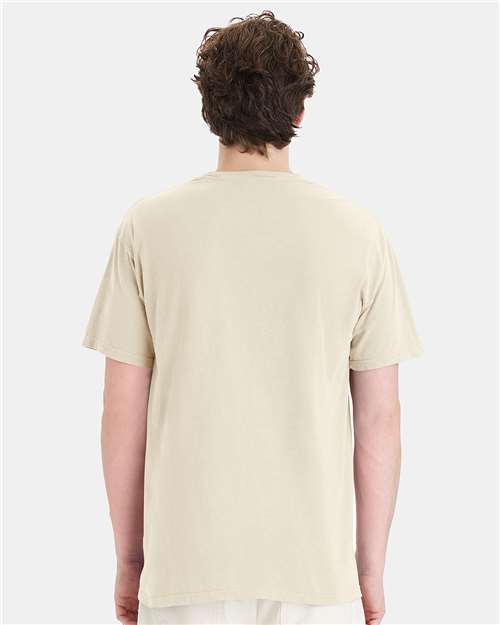 Unisex Garment-Dyed Pocket T-Shirt - Parchment