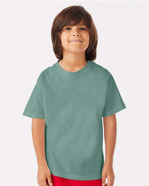 Youth Garment-Dyed T-Shirt - Cypress Green