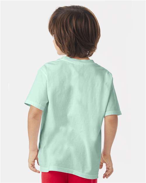 Youth Garment-Dyed T-Shirt - Honeydew