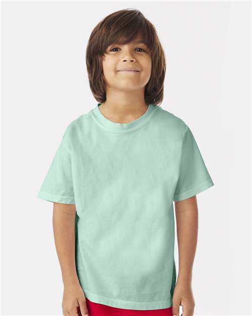 Youth Garment-Dyed T-Shirt - Honeydew