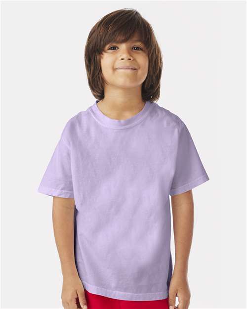 Youth Garment-Dyed T-Shirt - Future Lavender