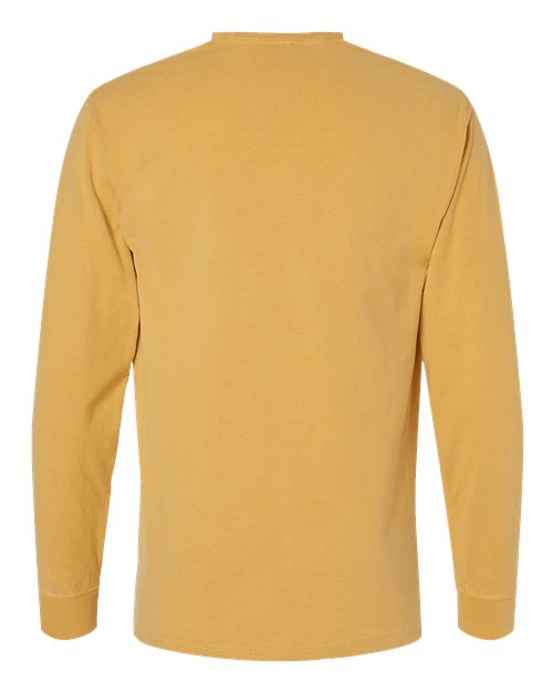Unisex Garment-Dyed Long Sleeve T-Shirt - Artisan Gold