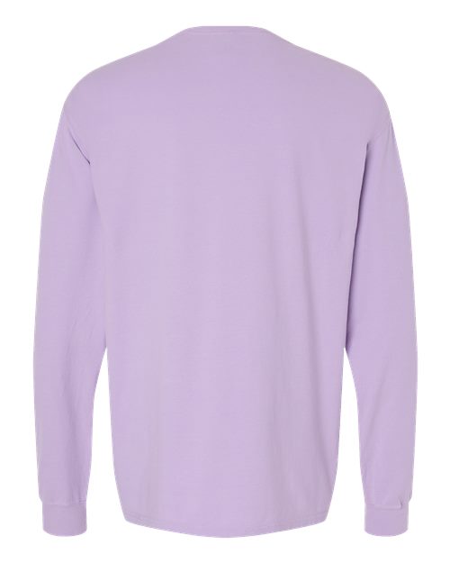 Unisex Garment-Dyed Long Sleeve T-Shirt - Future Lavender