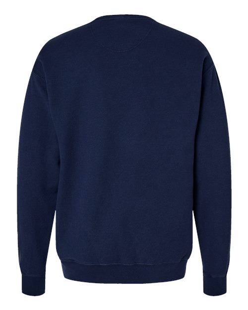 Unisex Garment-Dyed Crewneck Sweatshirt - Navy
