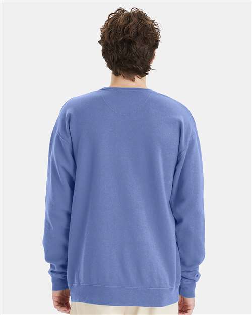 Unisex Garment-Dyed Crewneck Sweatshirt - Frontier Blue
