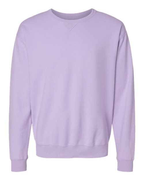 Unisex Garment-Dyed Crewneck Sweatshirt - Future Lavender