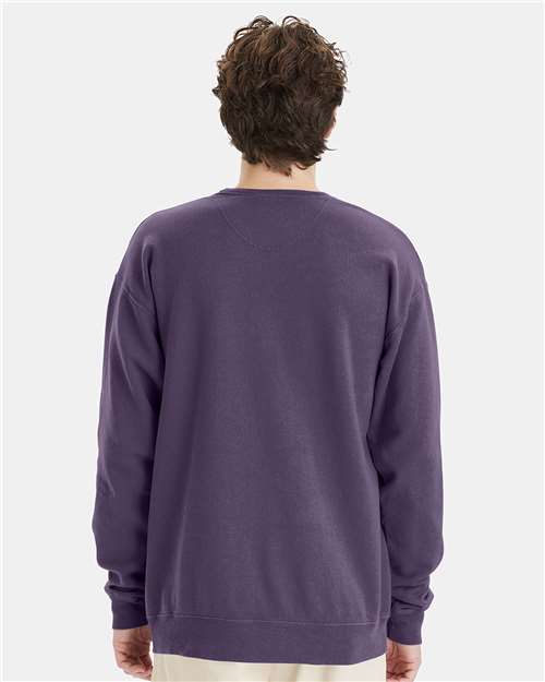 Unisex Garment-Dyed Crewneck Sweatshirt - Grape Soda