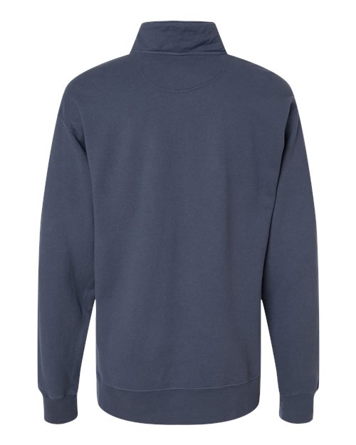 Unisex Garment-Dyed Quarter-Zip Sweatshirt - Anchor Slate