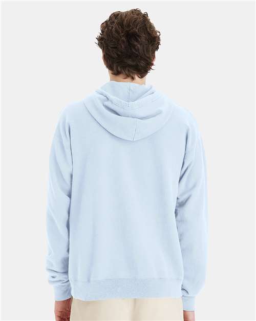 Unisex Garment-Dyed Hooded Sweatshirt - Soothing Blue