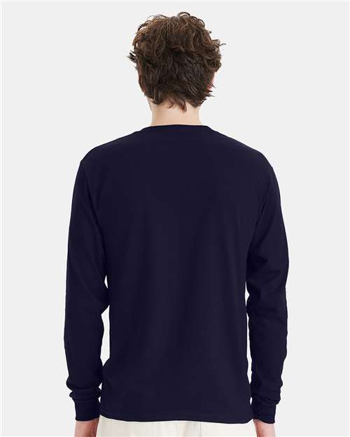 Essential-T Long Sleeve T-Shirt - Athletic Navy