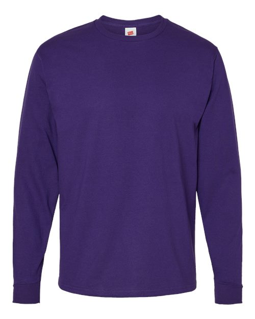 Essential-T Long Sleeve T-Shirt - Athletic Purple