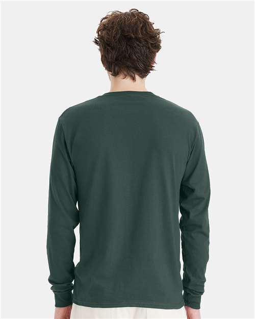 Essential-T Long Sleeve T-Shirt - Athletic Dark Green