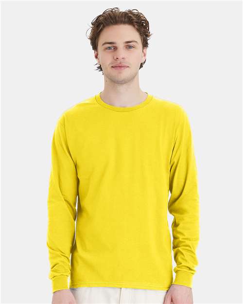 Essential-T Long Sleeve T-Shirt - Athletic Yellow