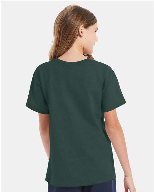 Youth Essential-T T-Shirt - Athletic Dark Green