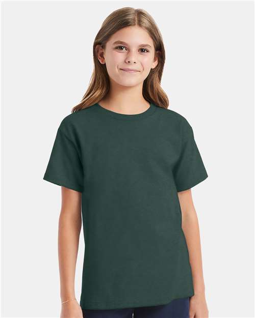 Youth Essential-T T-Shirt - Athletic Dark Green